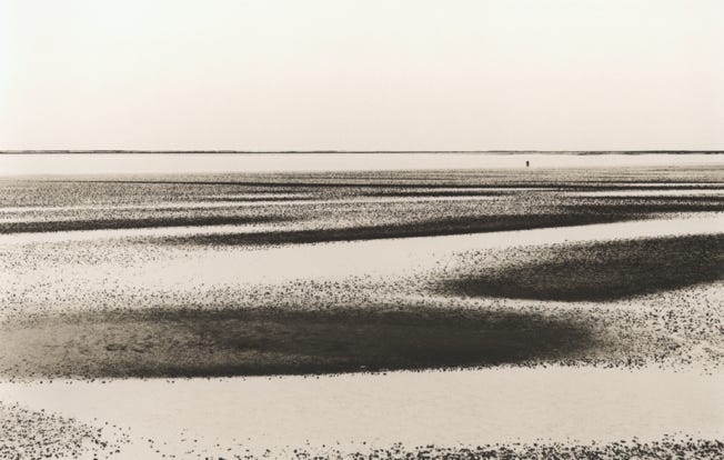 Sylt, Watt, Ebbe, Lithprint, einsam